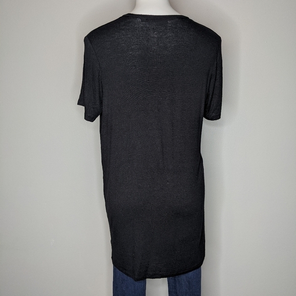 ✨3/$15  Brandy Melville black t-shirt OS - Picture 3 of 7